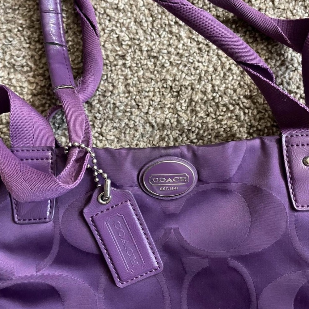 Coach Getaway Signature Nylon Packable Weekender - Picture 5 of 5
